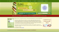 Desktop Screenshot of kumj.com.np