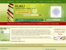 Tablet Screenshot of kumj.com.np